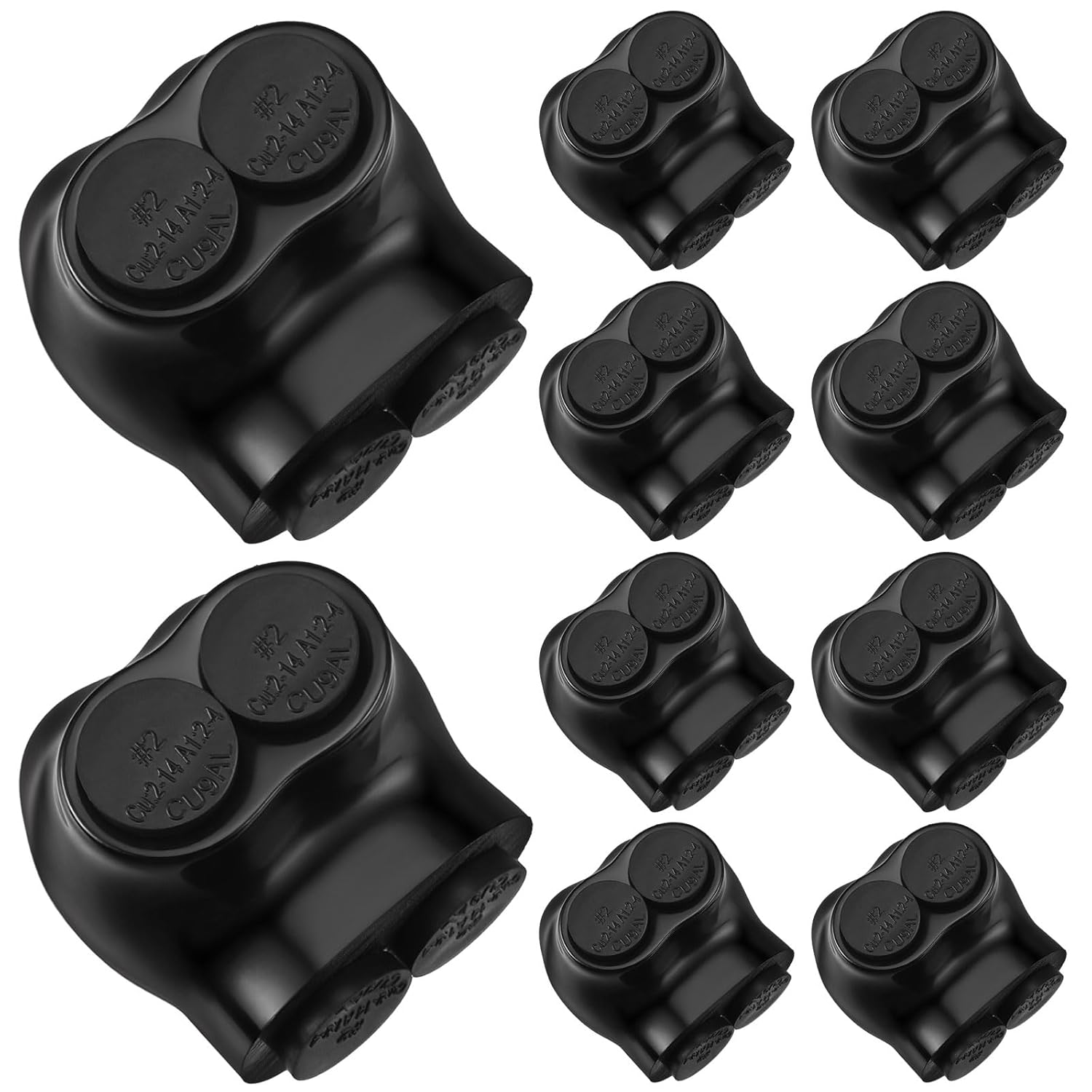 10 Pcs Insulated Multi Cable Connectors for Electrical Use