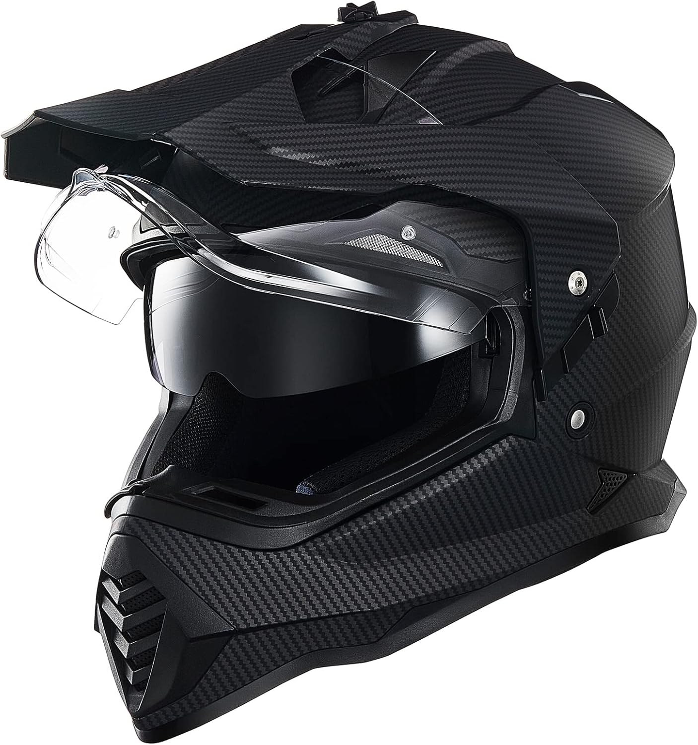 ILM Dual Sport Adventure Motorcycle Helmet for Off Road Use