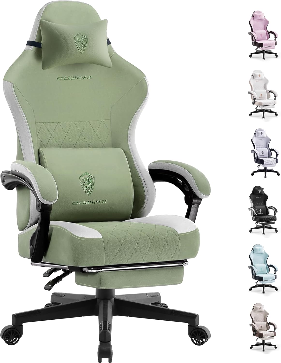 Dowinx Gaming Chair with Pocket Spring Cushion for Comfort