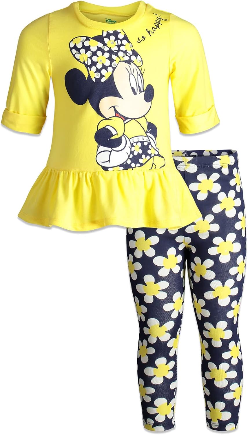 Minnie Mouse Outfit Set - Infant to Big Kid Sizes