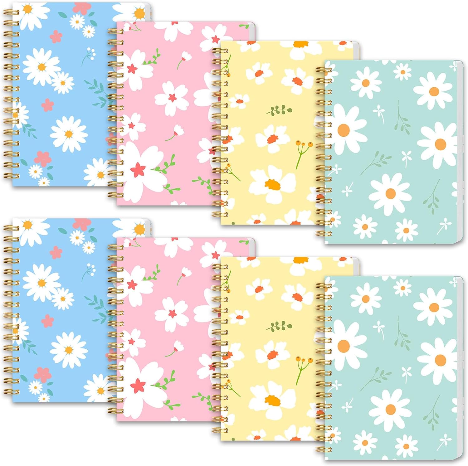 HIBOX 8PCS Mini Spiral Notebooks - Stylish & Compact! #Organization
