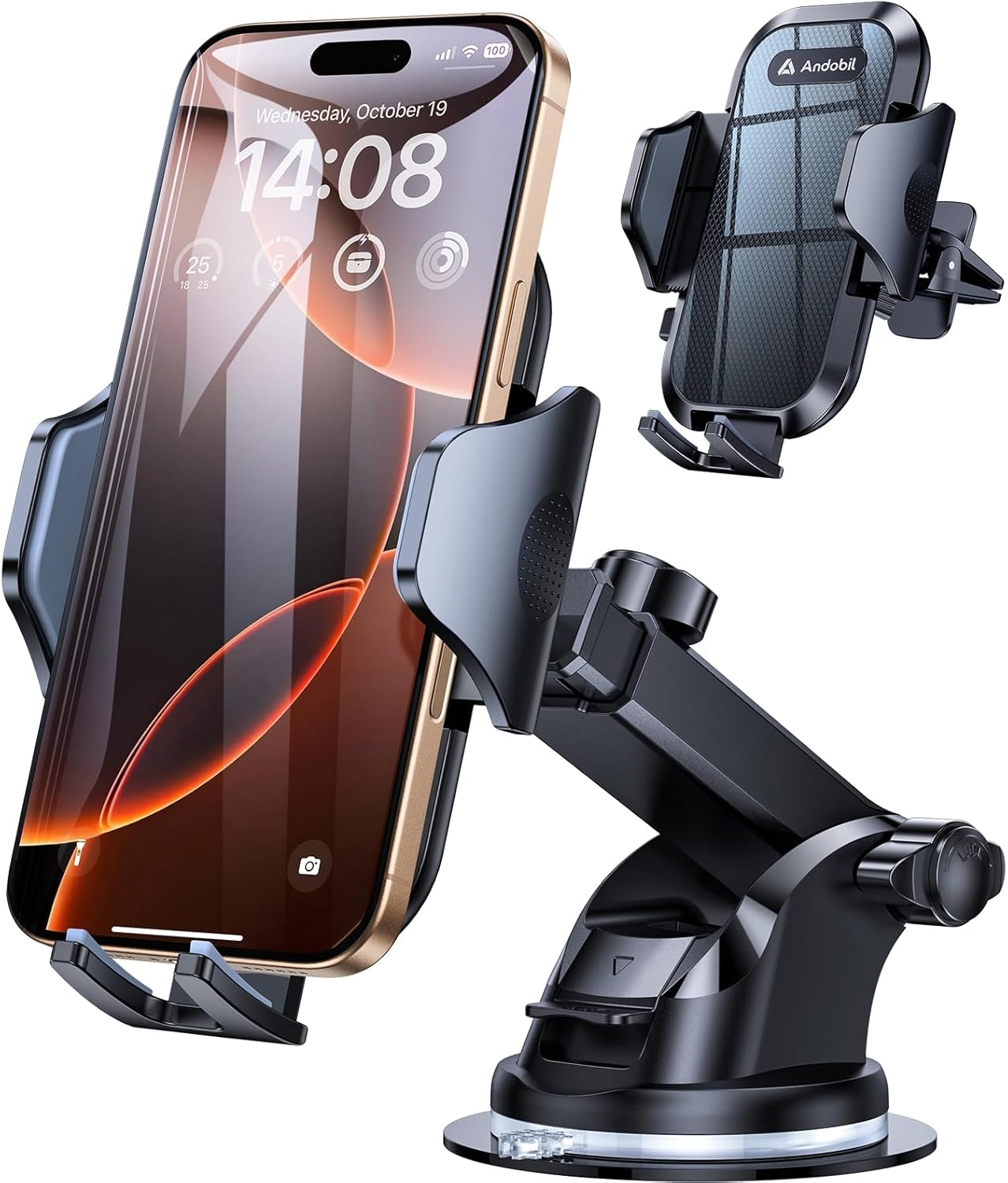 Sturdy Andobil Car Phone Holder for Big Phones