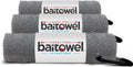 Bait Towel 3 Pack Fishing Towels with Clip - Compact Microfiber Value