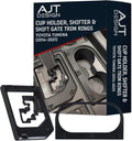 AJT DESIGN Cup Holder, Gear Shifter & Shift Gate Trim Rings - Matte
