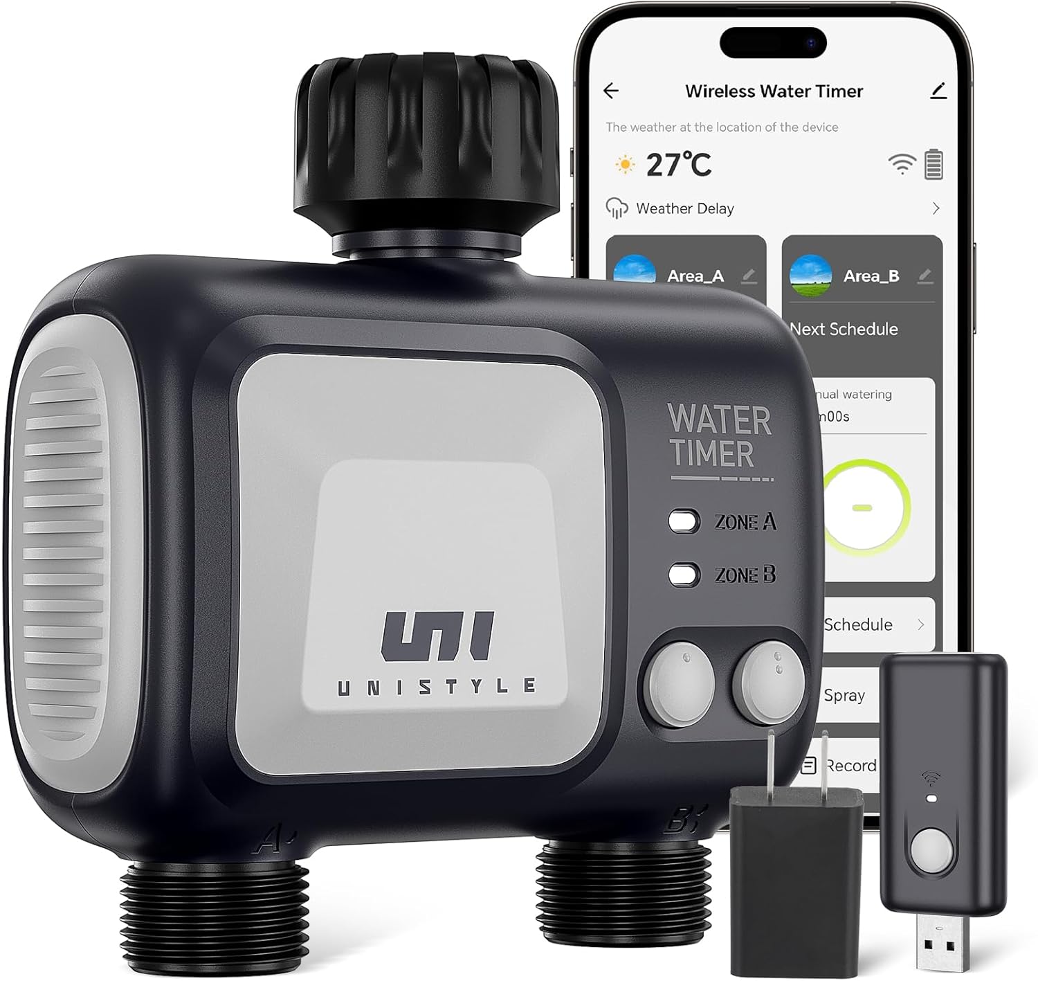 WiFi Sprinkler Timer 2 Zone for Smart Irrigation Control