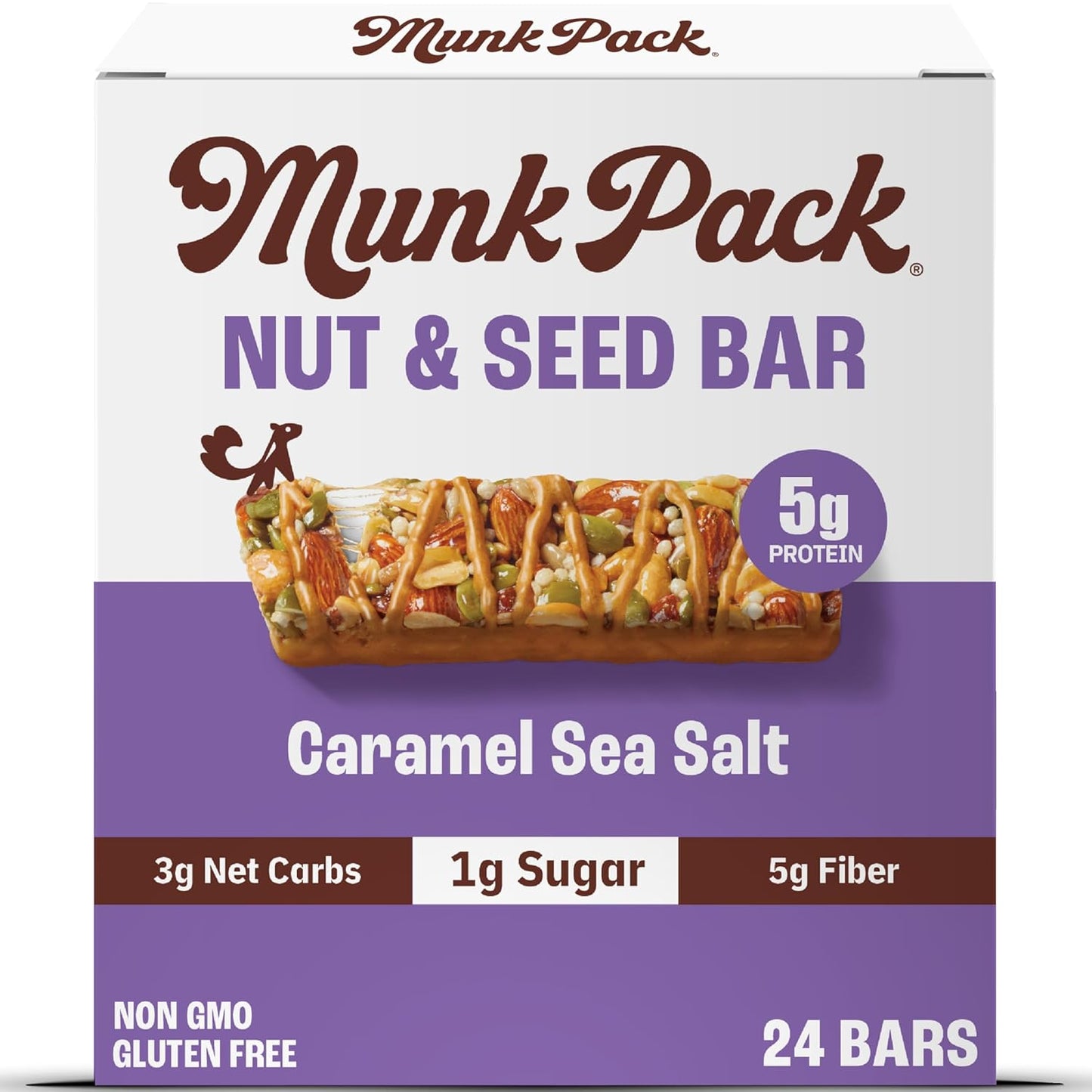 Munk Pack Nut and Seed Snack Bars - Low Sugar Keto Treats