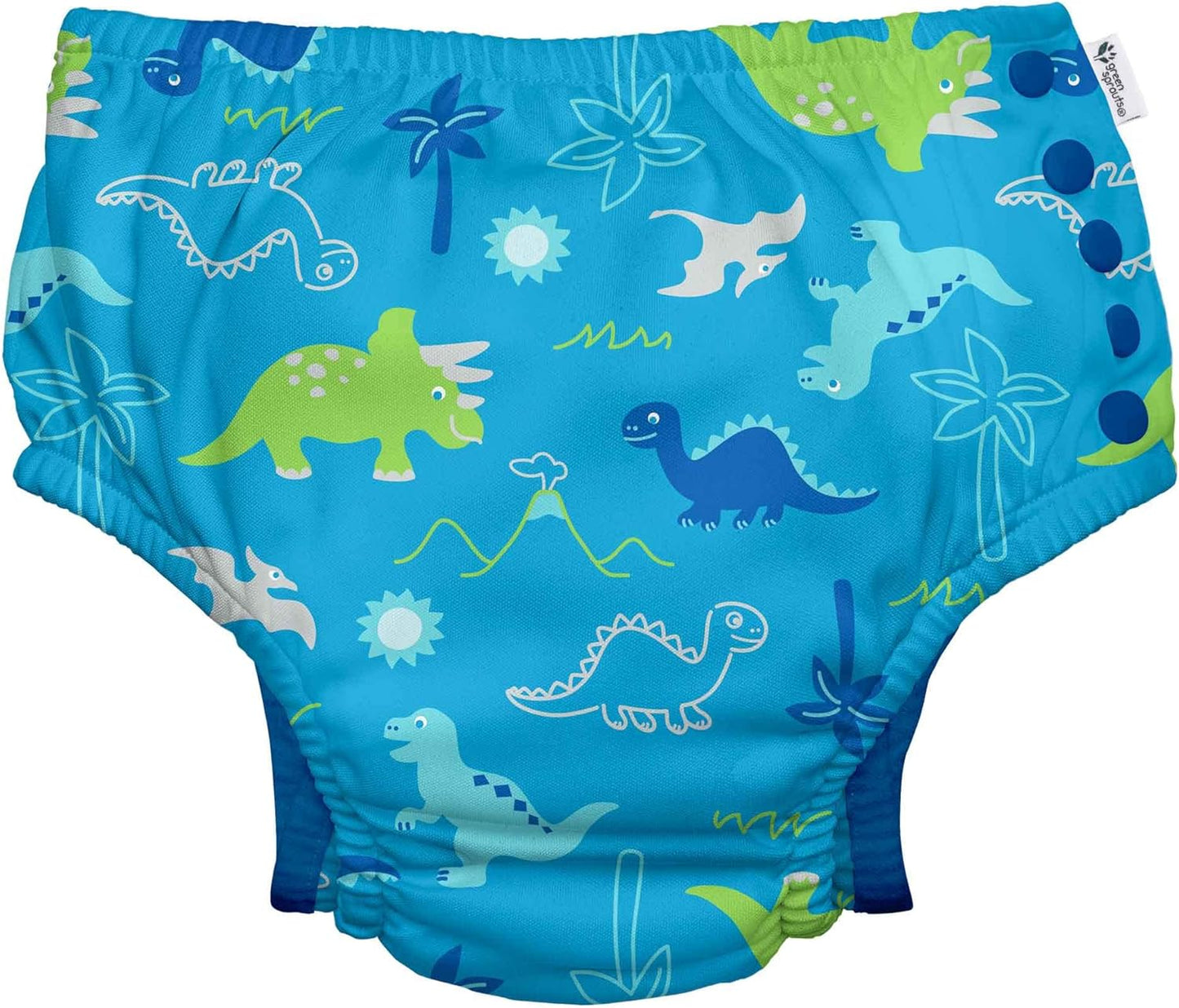 i play. Reusable Swim Diaper with UPF 50 - Aqua Dinosaurs