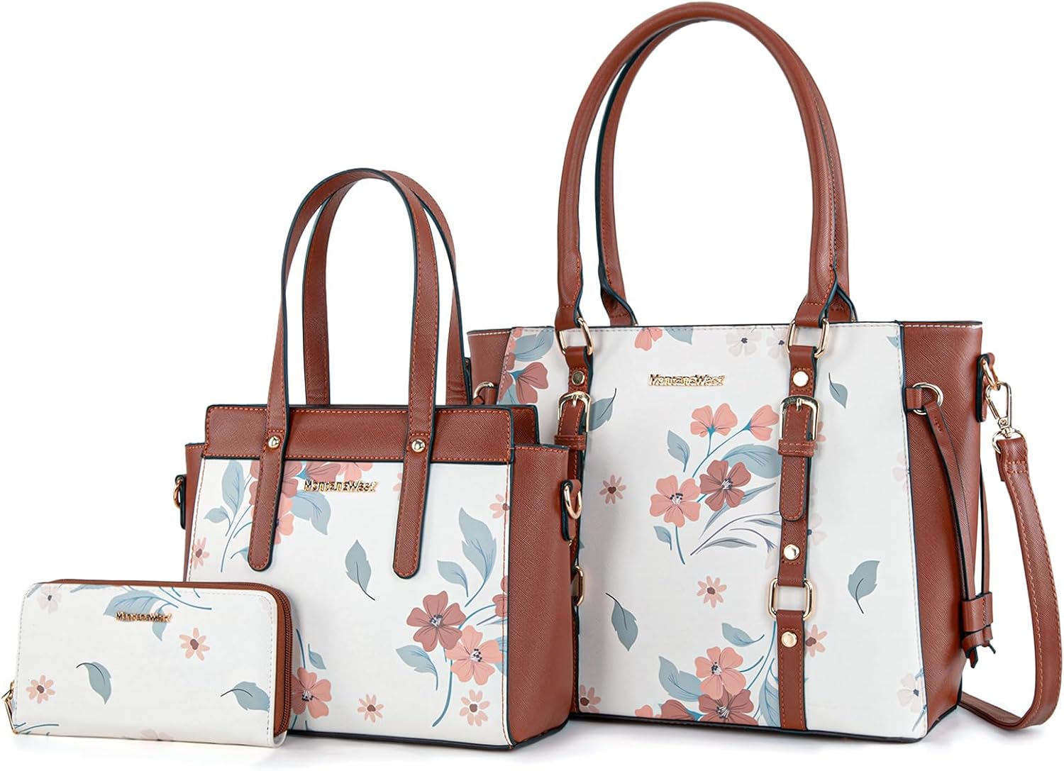 Montana West 3PCS Purses for Women Tote Bag and Wallet Set