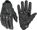 Motorcycle Leather Gloves Sheepskin Protective Gloves - Hard Knuckle
