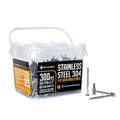Stainless Steel Deck Screws for Outdoor Wood Projects - 300 PCS