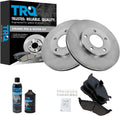 TRQ Front Brake Pad & Rotor Kit Compatible with 1996-2000 Vans