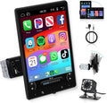 10.4in Single Din Touchscreen Car Stereo - Wireless CarPlay & Android