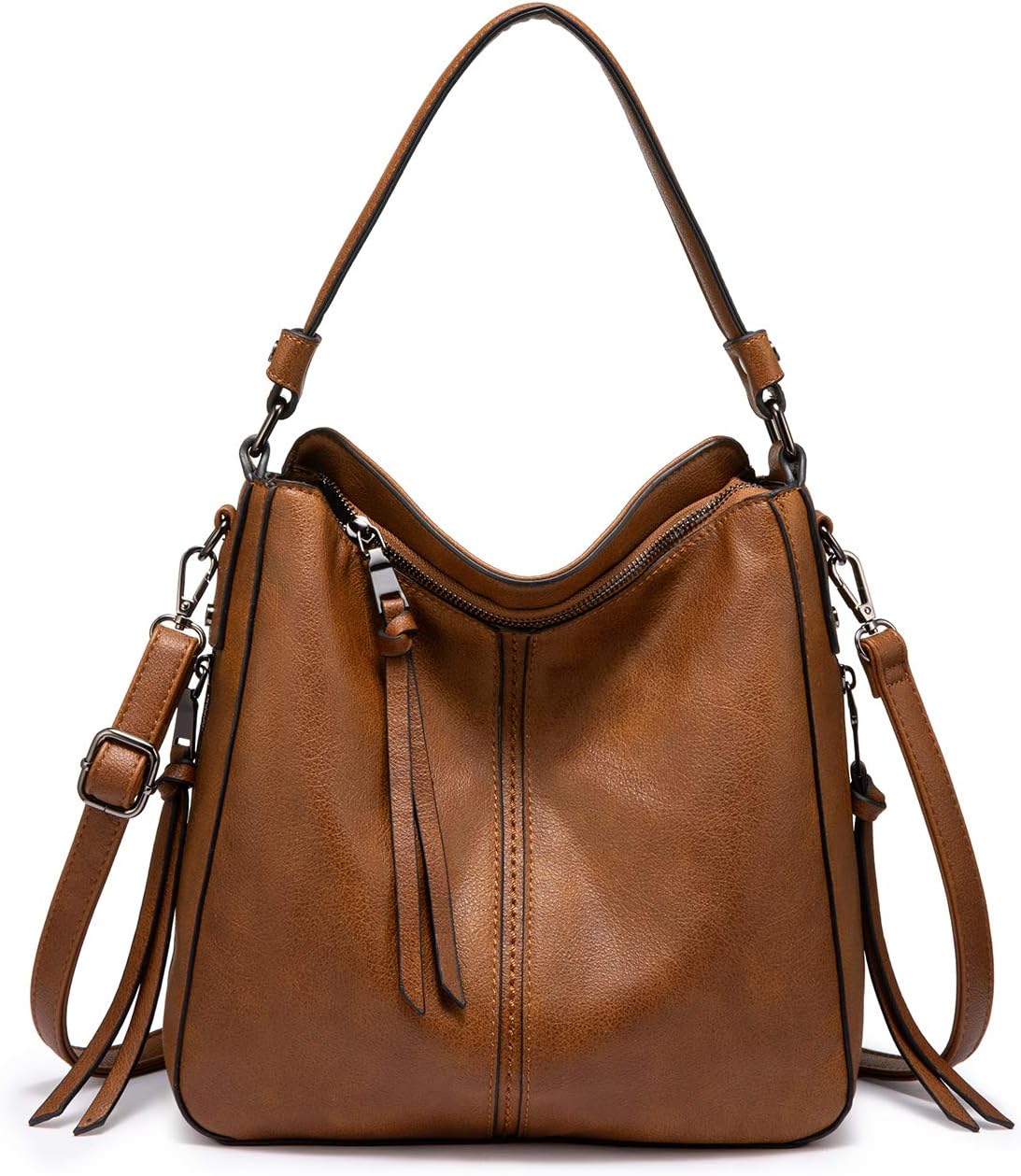 Realer Hobo Crossbody Bags for Women - Stylish Faux Leather