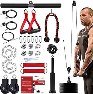 Mikolo Upgraded Weight Cable Pulley System for Home Gym Training