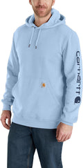 Carhartt mens Loose Fit Midweight Logo Sleeve Graphic Sweatshirt