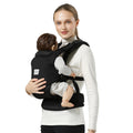 Adjustable Baby Carrier for 7-30lbs, Breathable Mesh Fabric with Lumbar Support