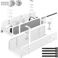 Under Desk Cable Management Tray - No Drill, Mesh Cord Organizer