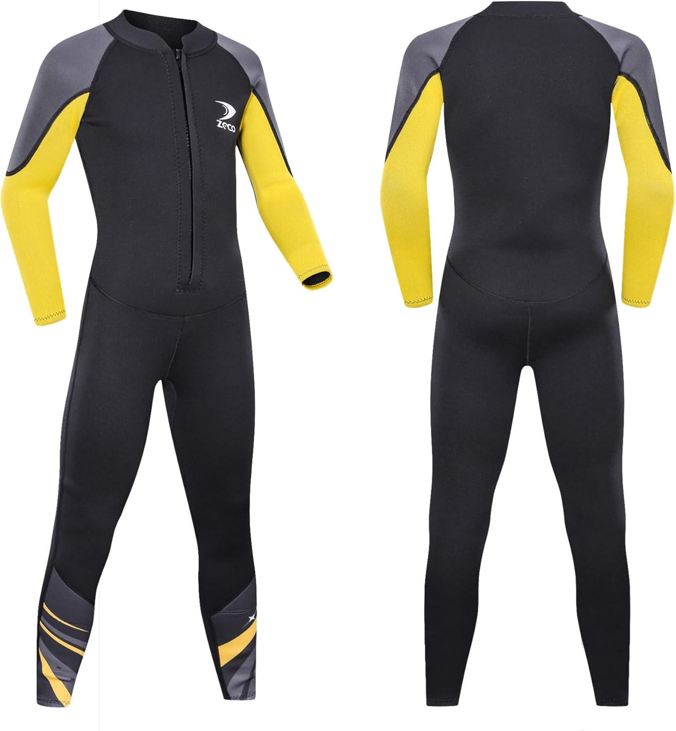ZCCO Kids Wetsuit for Teens - 2.5mm Neoprene Full Body Suit