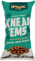 Sourdough Mini Pretzels Knead 'Ems - Tangy Artisan Vegan Snack