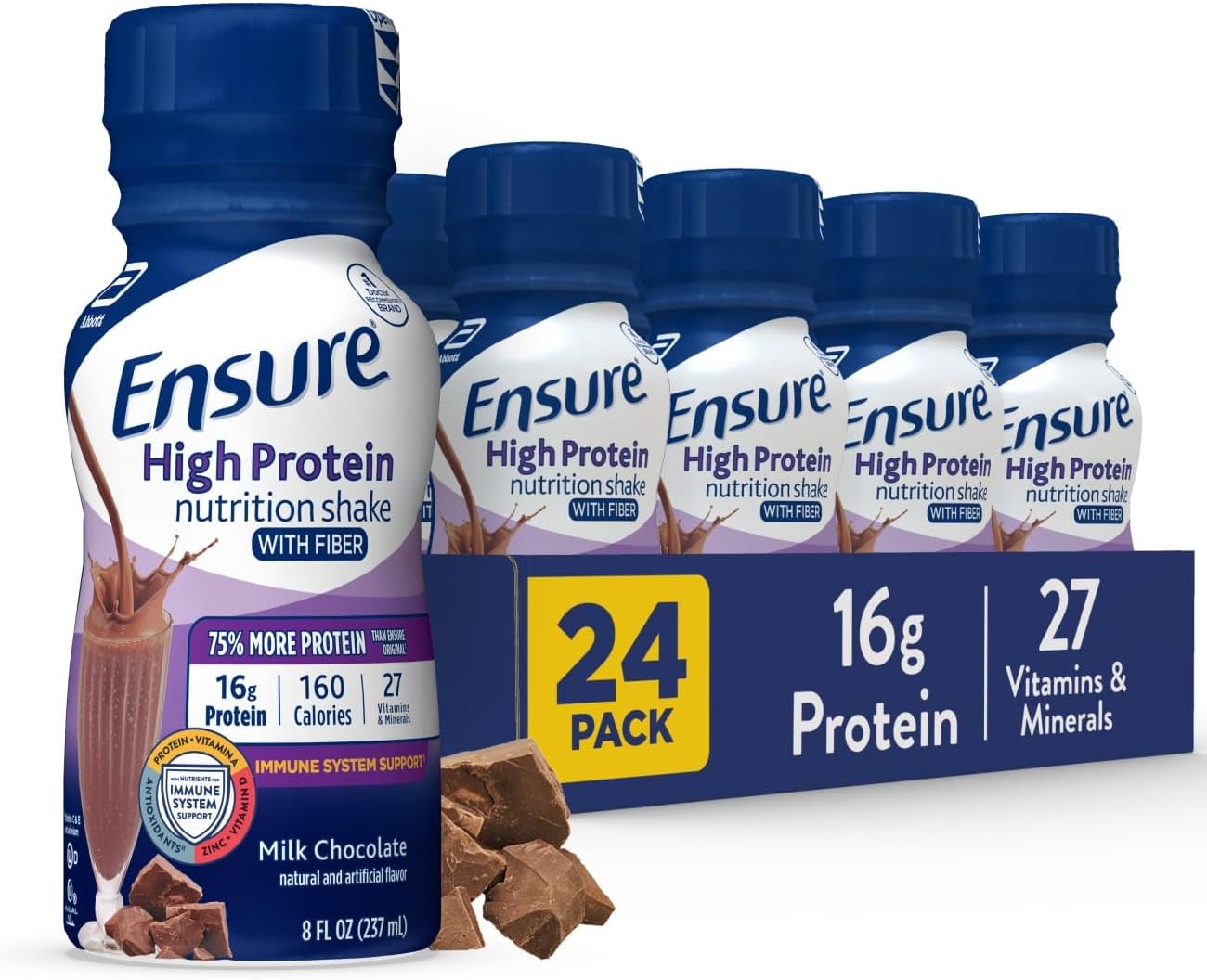 Ensure High Protein Milk Chocolate Nutrition Shake for Energy