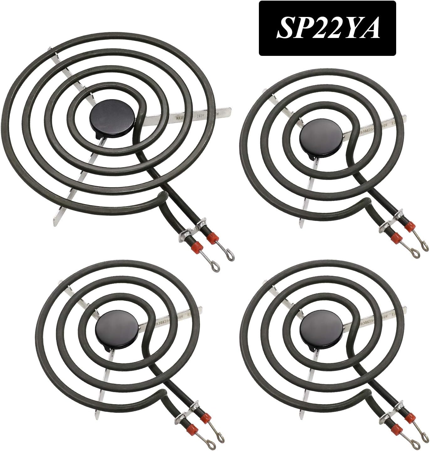 Electric Range Burner Element Set for G-E Hot-point Stoves