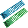 Fishing Hook Holder 2pcs 6x27cm Blue and Green - Tangle-Free Rig