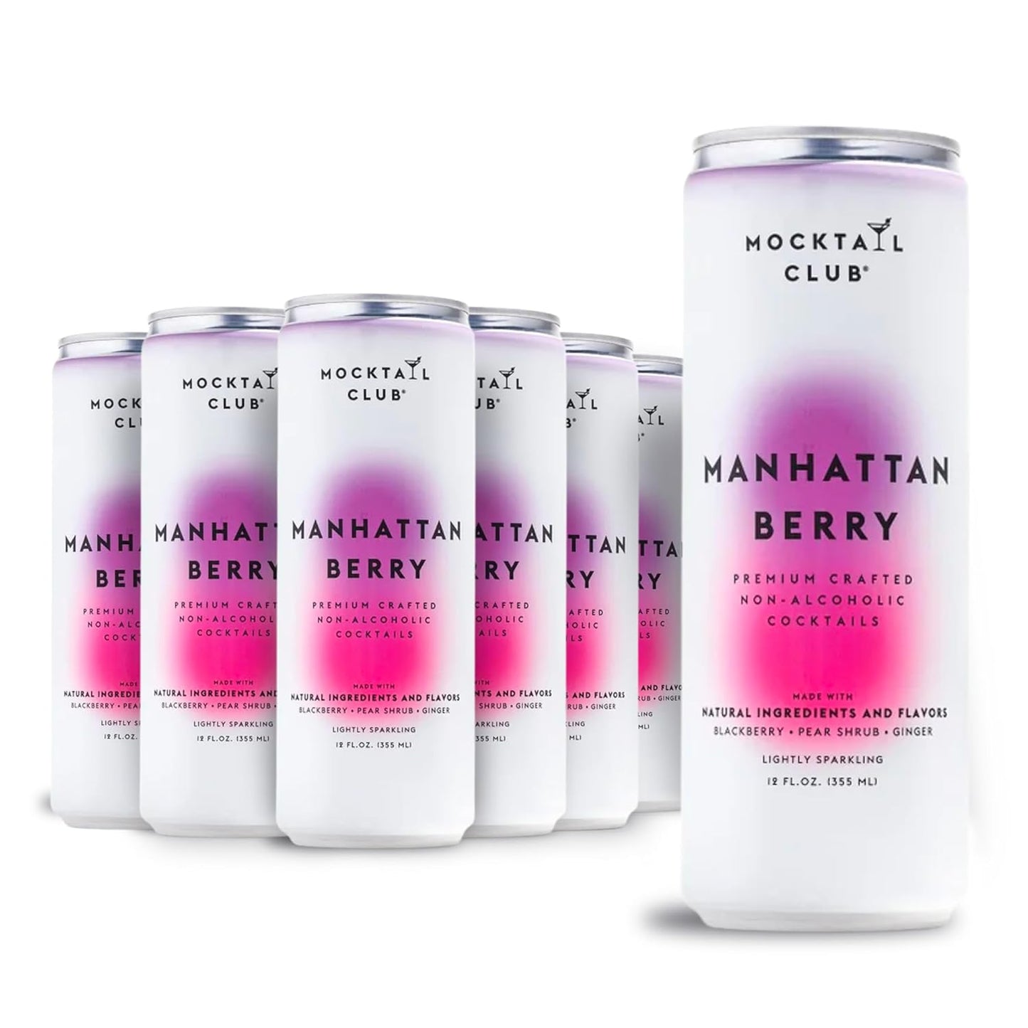 Mocktail Club Manhattan Berry Non-Alcoholic Sparkling Cocktail