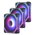 Redragon Reverse 120mm PC Case Fan 3-Pack - Quiet ARGB Cooling