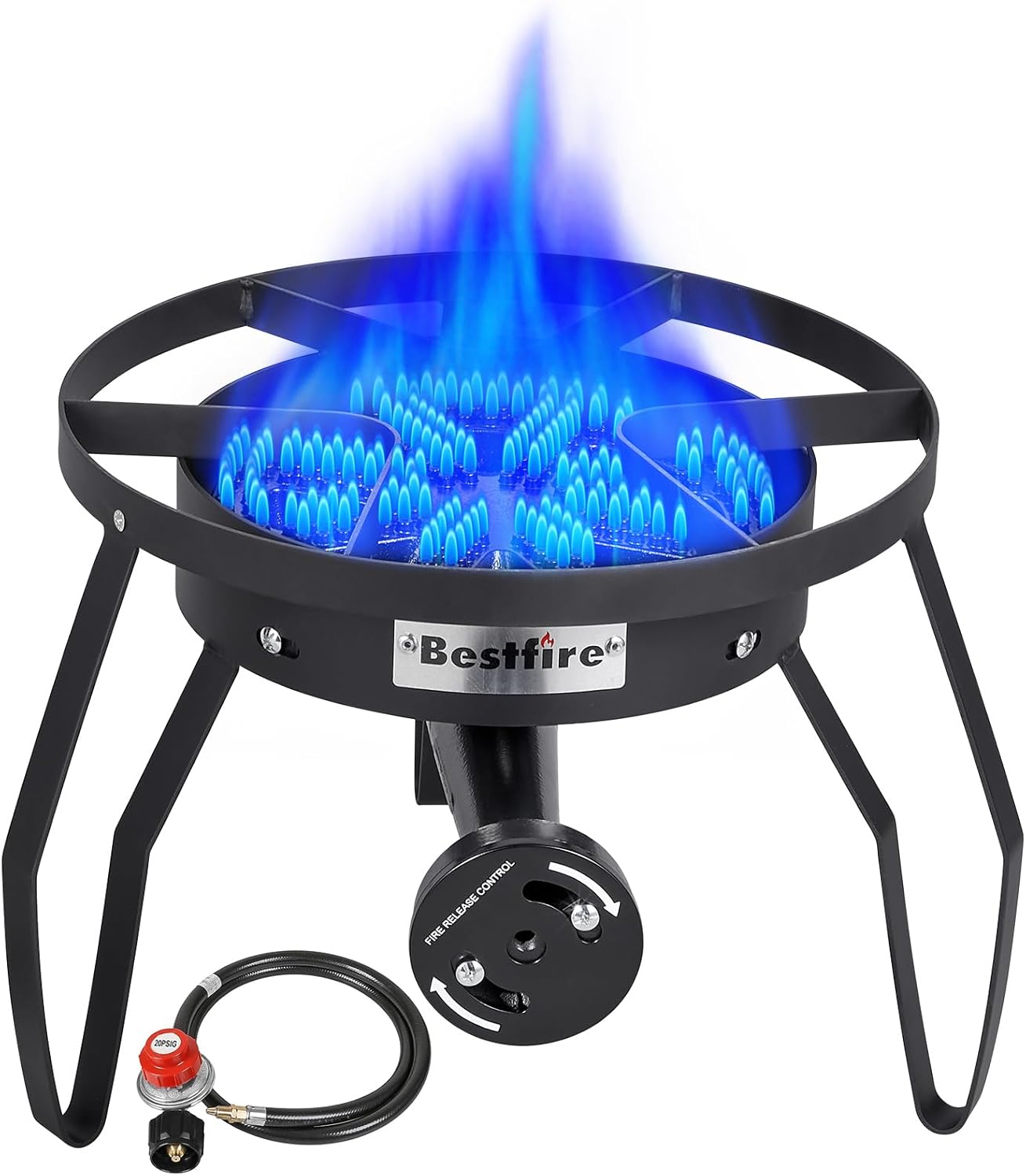 Bestfire 16 Inch Propane Burner Camping Stove for Outdoor Cooking