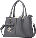 3 Zippered Compartments Handbag for Women - Medium Satchel