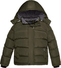 Wantdo Boy's Fleece Winter Coat Waterproof Puffer Jacket