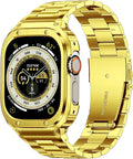 Stainless Steel Band and Case for Apple Watch 49mm - Rugged Metal Look