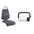 Child Car Seat Protector and Baby Car Mirror - Seat Guardian Set