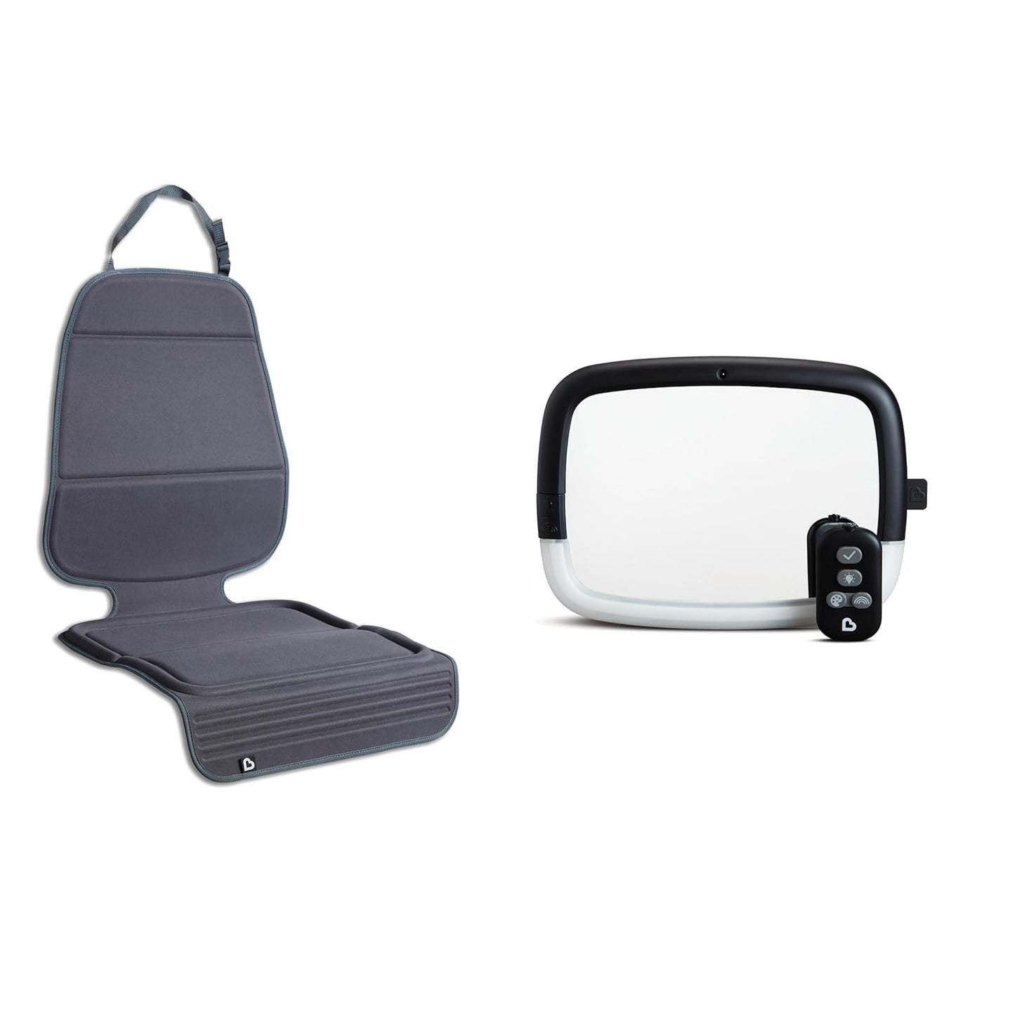 Munchkin Child Car Seat Protector and Baby Car Mirror Review