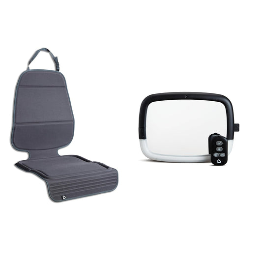Munchkin Child Car Seat Protector and Baby Car Mirror Review