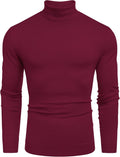 Men's Slim Fit Turtleneck Sweater - Classic Lightweight Knit
