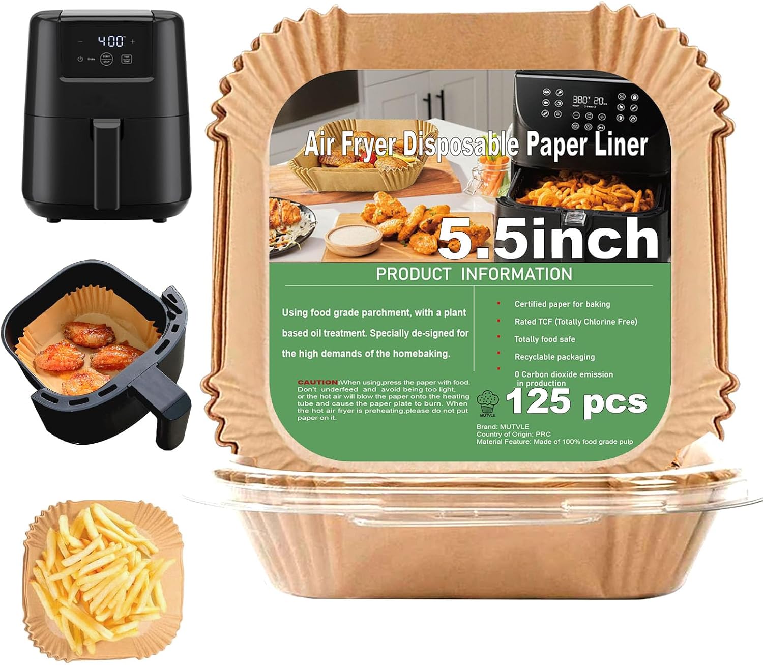 Chefman 2 QT Air Fryer Liners: Disposable & Versatile!