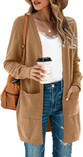 TASAMO Women's Kimono Cardigan Long Sleeve Open Front - Cozy Cardigans