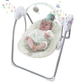 Portable Baby Swing for Infants - Compact Foldable 5-Speed Swing