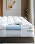 ViscoSoft 4 Inch Pillow Top Memory Foam Mattress Topper Full XL