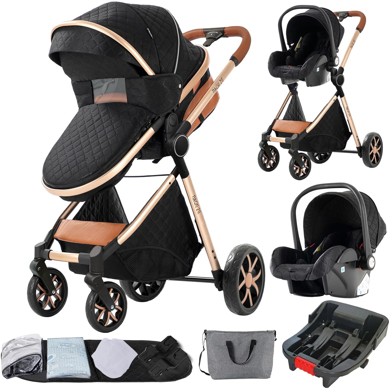 3 in 1 Baby Travel System Stroller for Newborns and Infants