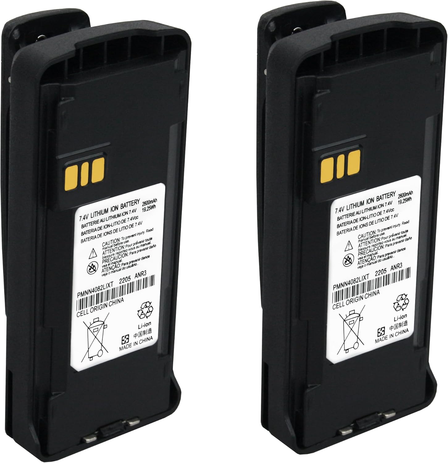 PMNN4081AR PMNN4082 Battery Replacement for Motorola Radios