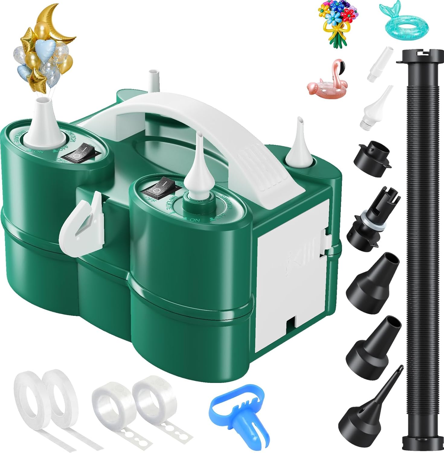 3-in-1 Electric Balloon Pump for Quick Party Decorations