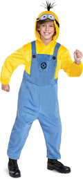 Disguise Kevin Minion Costume for Kids - Soft Hooded Jumpsuit