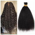 Kinky Straight Human Braiding Hair for Bohemian Braids - Wet and Wavy