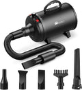 Pet-Hair-Dryer Dog Dryer with 5 Nozzle 5.2HP/3800W - Fast Grooming