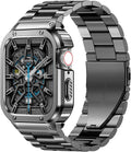 Stainless Steel Band and Case for Apple Watch 41mm 40mm 38mm - Rugged