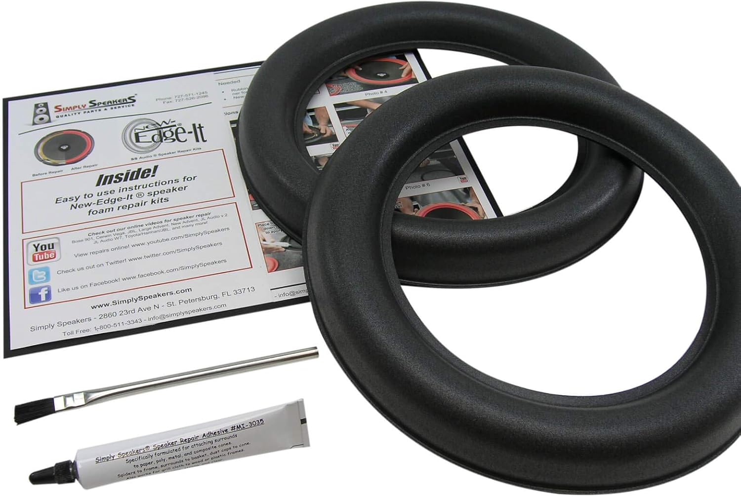 JL Audio 10 Inch W7 Foam Speaker Repair Kit for Optimal Sound