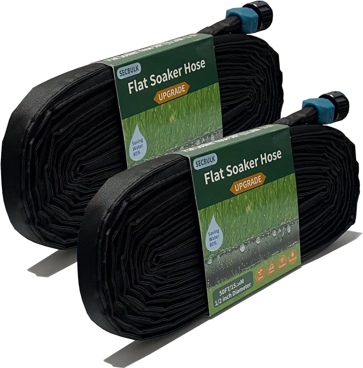 2025 Flat Soaker Hose 100 ft for Efficient Garden Irrigation
