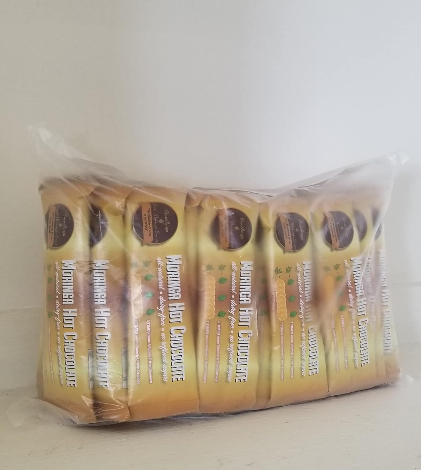 CocoRinga Moringa Hot Chocolate 50 Pack Bulk Bag Review